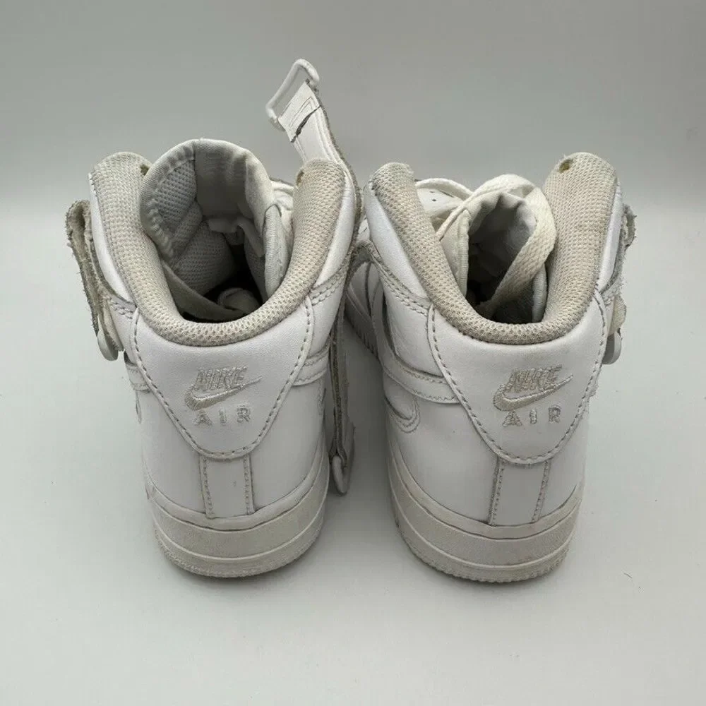 Nike Air Force 1 High‎ Size 4Y White Youth Shoes Sneakers